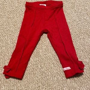 Ruffle Butts pants, size 12/18 months, red